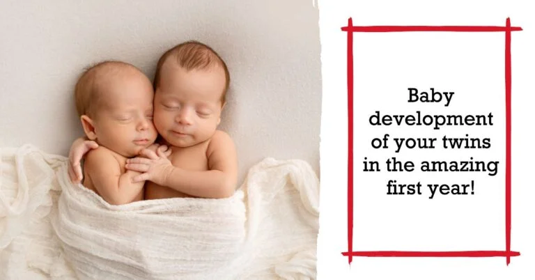Baby development of your twins in the amazing first year!