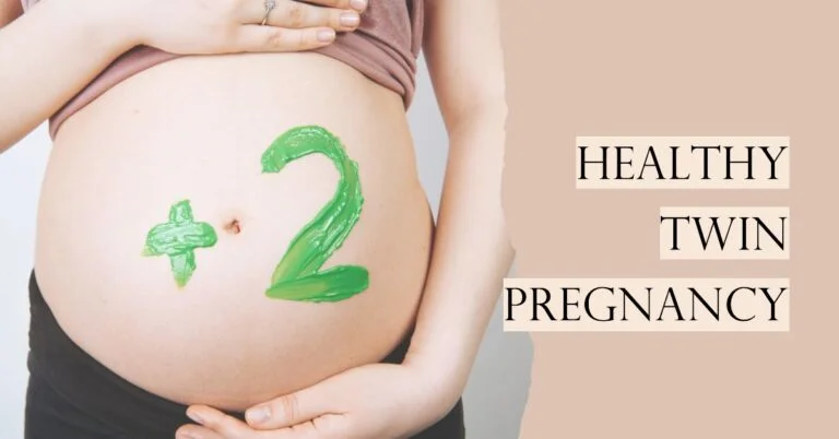 Healthy twin pregnancy