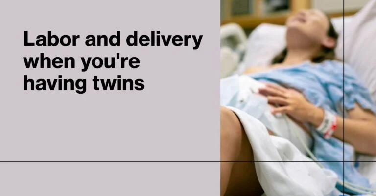 Labor and delivery when you're having twins