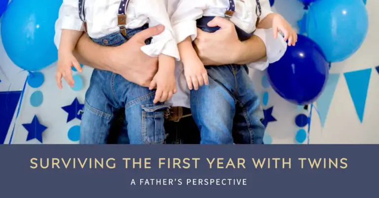 Surviving the first year with twins - a father's perspective.