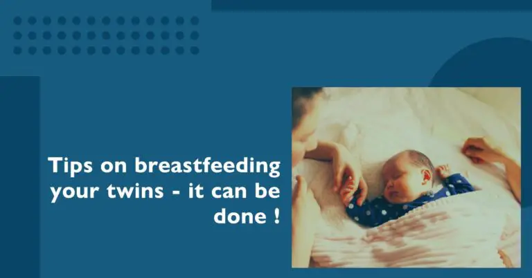 Tips on breastfeeding your twins it can be done