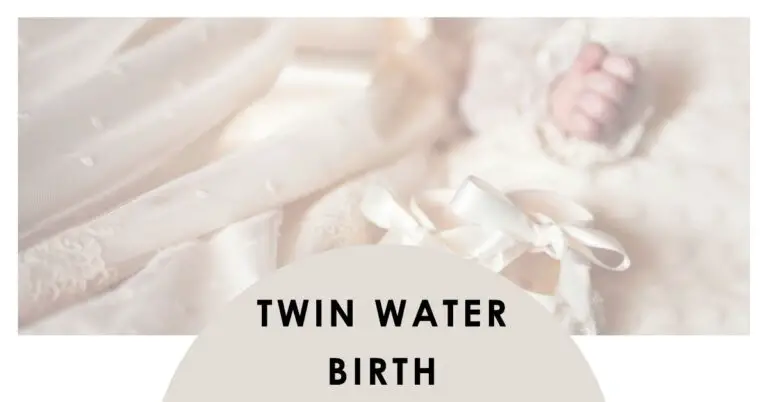 Twin water birth