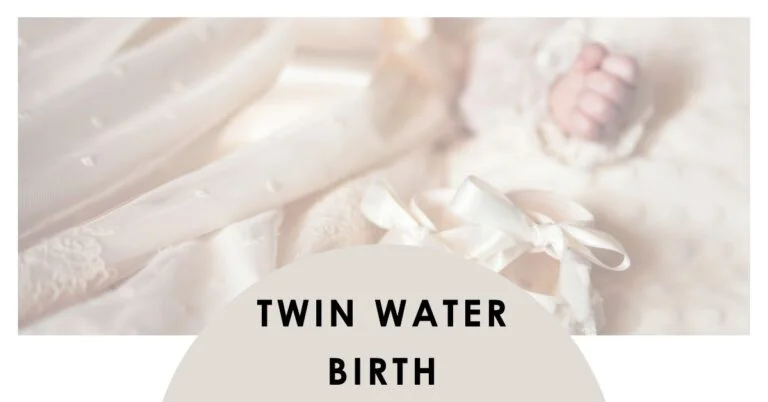 Twin water birth